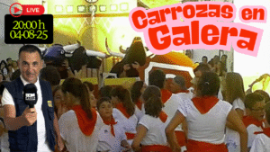 🎉 “Galera se echa a la calle: el desfile de carrozas convierte las fiestas en un río de risas, color y tradición” 🎉