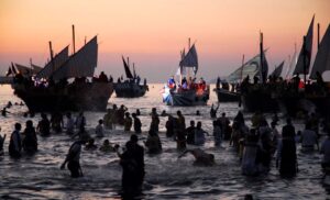 Desembarco moro en Villajoyosa 2025 fiestas de Moros y Cristianos.